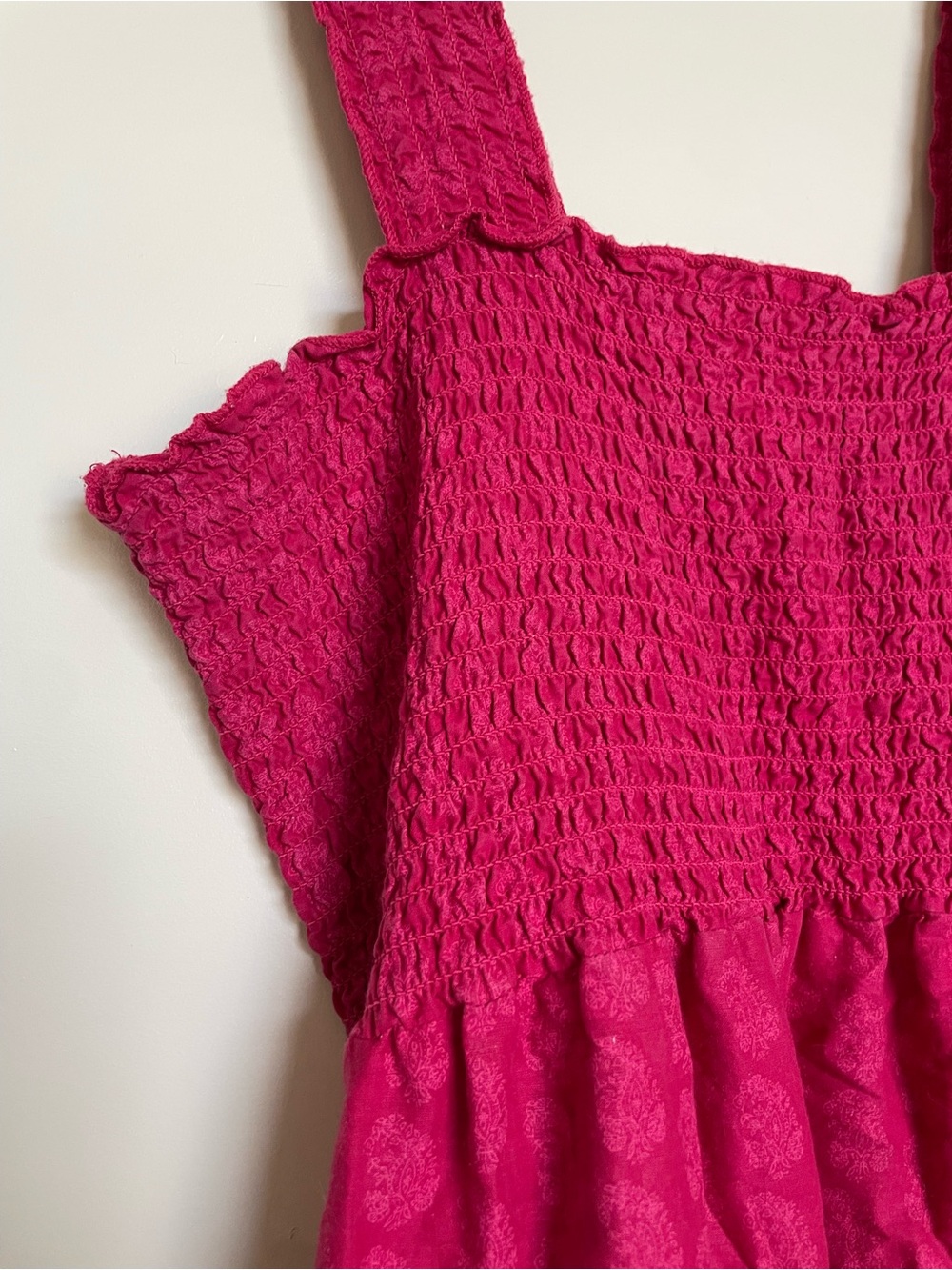 Faded Glory Magenta Pink Midi Sun Dress Women’s SZ 12 - Picture 3 of 6